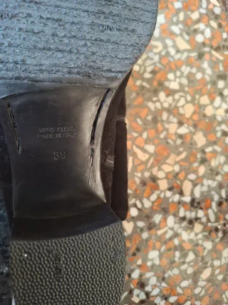 Stivali neri in camoscio Tg 39