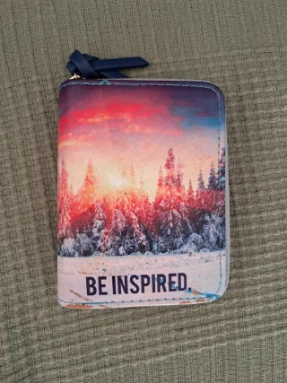 Monedero mujer paisaje invierno BE INSPIRED