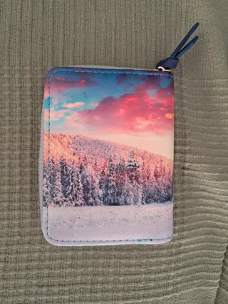 Monedero mujer paisaje invierno BE INSPIRED