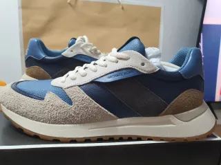 Zapatillas Michael Kors Beige y Azul 10