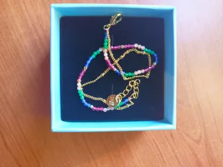 Pulsera Luxenter Multicolor y Dorada