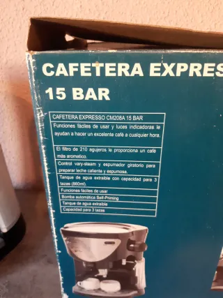 Cafetera Expresso 15 Bar marca strand
