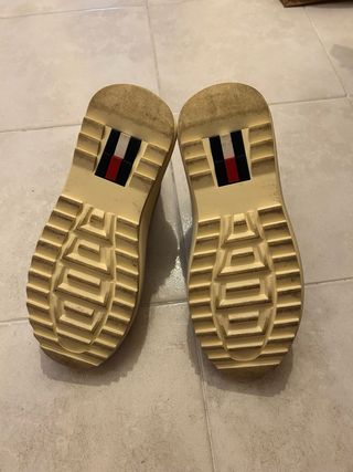 Botas Tommy Hilfiger Beige Talla 42 puestas 1 vez