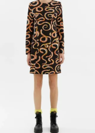 Vestido Bimba y Lola estampado serpientes