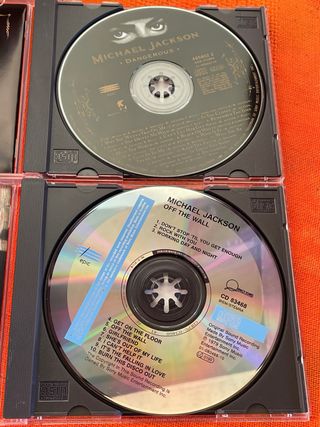 2x Michael Jackson Dangerous/Off The Wall CD Doble