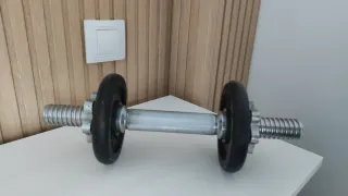 Mancuerna con discos 2x2.5kg