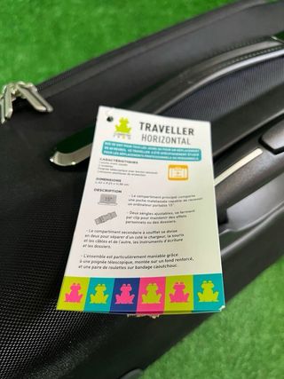 Maleta Clémentina Frog Negra Poliéster