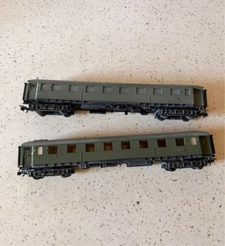 LOTE 2 VAGONES MÄRKLÍN X 28 EUROS