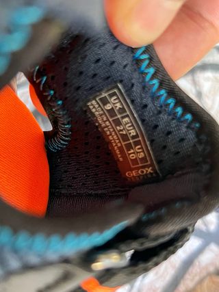 Zapatillas Geox Niños Azul Naranja Talla 27