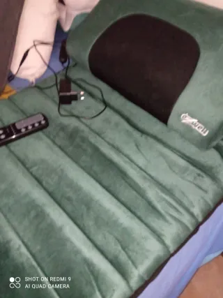 Colchoneta Masaje Eléctrica Verde