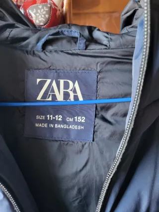 Chaqueta invierno niño azul. Talla 11-12 años.