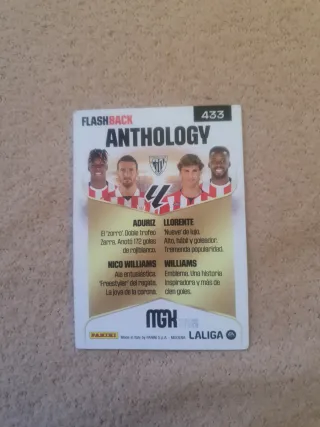 Carta Panini Flash Back Anthology Athletic Club