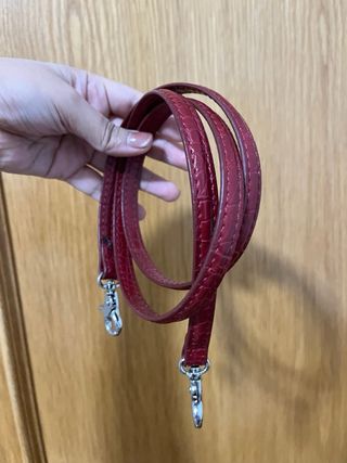 Bolso Zara Rojo Cocodrilo