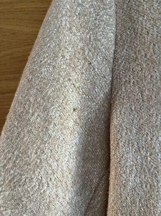 Abrigo paño Zara beige