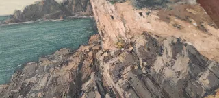 Cuadro Domènech Farré: Costa y Edificio