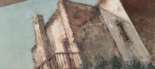 Cuadro Domènech Farré: Costa y Edificio