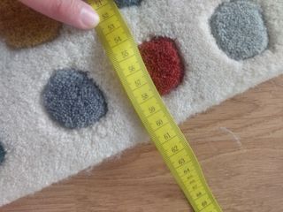 Alfombra de lana a estrenar 60x118cm