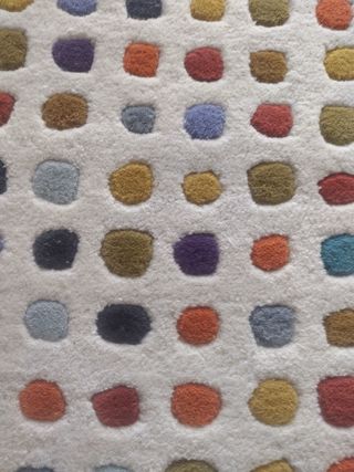 Alfombra de lana a estrenar 60x118cm