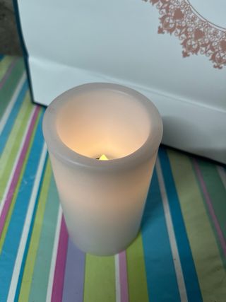 Vela LED a pilas y USB