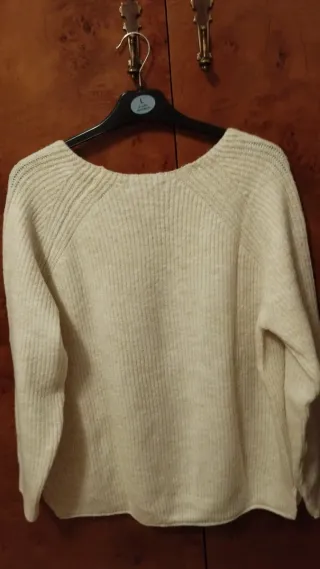 Jersey de punto beige