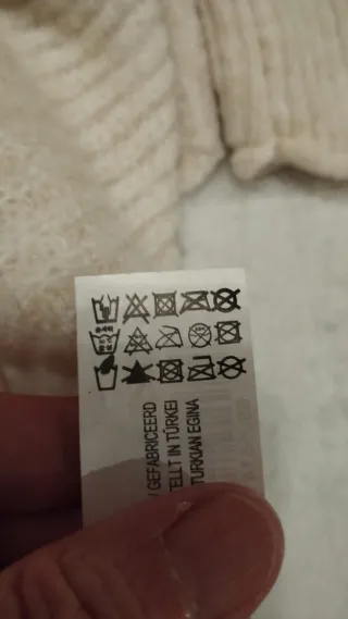 Jersey de punto beige