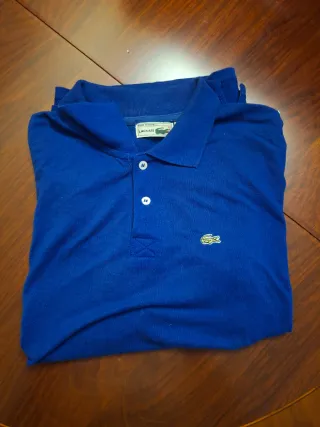 Polo Lacoste Talla L Azul
