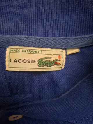Polo Lacoste Talla L Azul