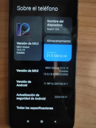 Xiaomi Redmi 10A Nero