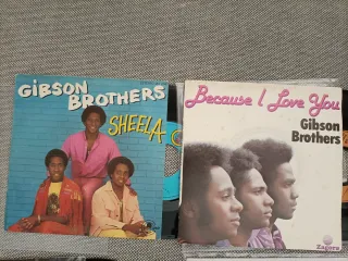 Gibson Brothers lote 6 discos vinilo single 45 rpm