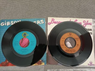 Gibson Brothers lote 6 discos vinilo single 45 rpm