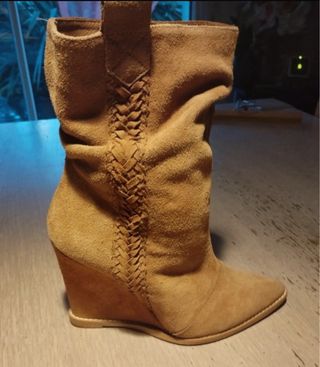 Botines ante cuña talla 40