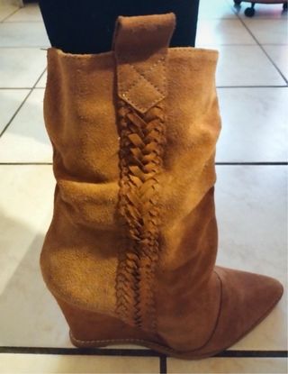 Botines ante cuña talla 40