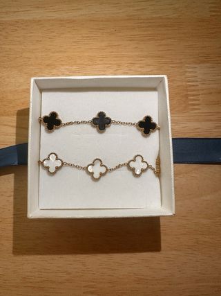 Pulsera 5 tréboles Acero Inoxidable