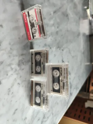 Microcassette Sony e TDK MC-60 MC-90
