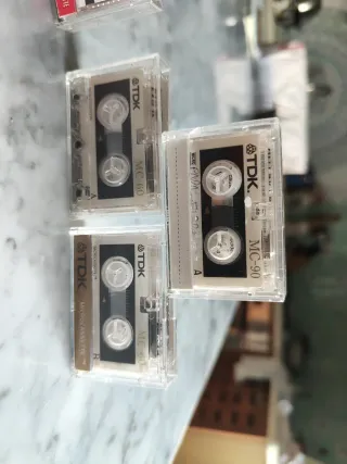 Microcassette Sony e TDK MC-60 MC-90