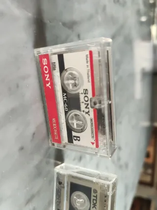 Microcassette Sony e TDK MC-60 MC-90
