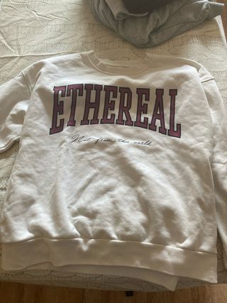 Sudadera Lefties Blanca Ethereal