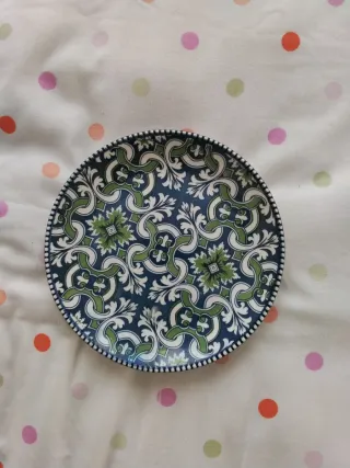 Precioso plato de cerámica de las Alpujarras 20 cm