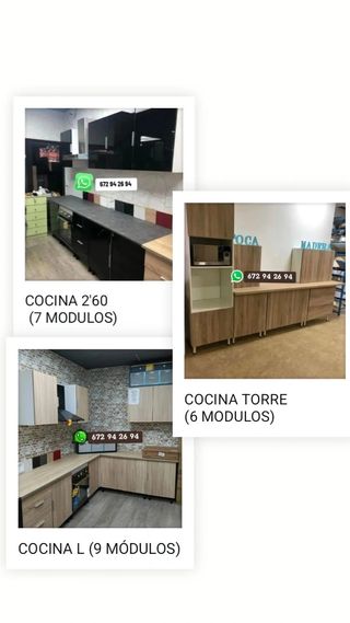 Mueble de cocina modular Torre- 6 Modulos