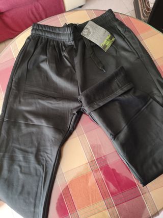 Lote 2 Pantalones Chándal Classic Man Negro y azul