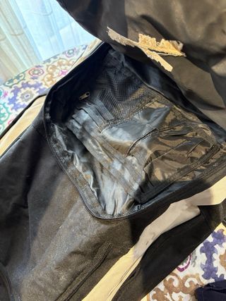 Mochila El Corte Inglés Negra y Gris
