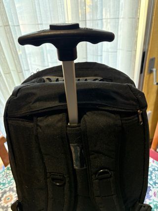 Mochila El Corte Inglés Negra y Gris