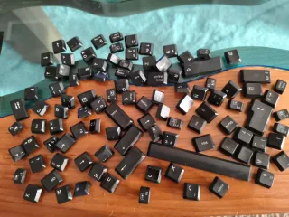 Teclas de ordenador para teclado