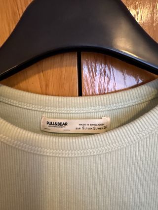 Camiseta Pull&Bear verde talla S