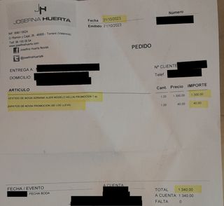 Vestido de Novia Encaje Blanco bordado pedrería