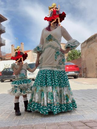 Vestido Flamenca Sevillana Gitana