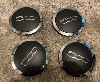 Set 4 Coprimozzi Fiat 500 originali
