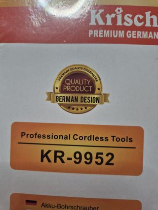 Taladro Atornillador Krischner KR-9952 + 2 Batería