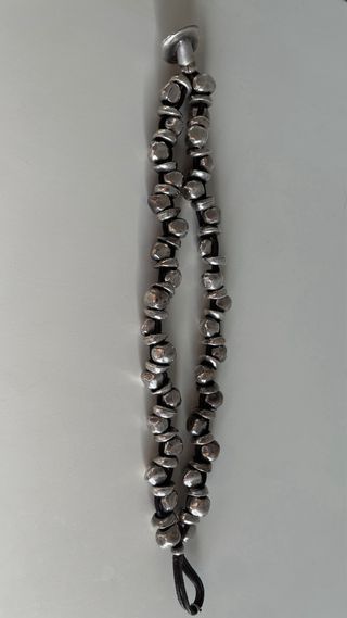 Pulsera Uno de 50 Piel y Plata