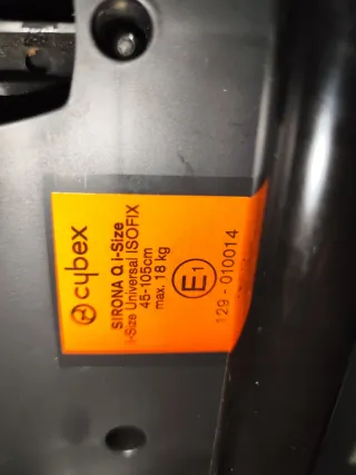 Silla coche Cybex Sirona Q i-Size Isofix Grupo 0/1